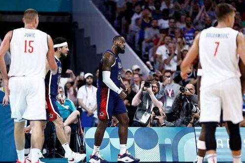 巴黎奥运会篮球男子半决赛：美国vs塞尔维亚,晋级巴黎奥运会篮球男子决赛